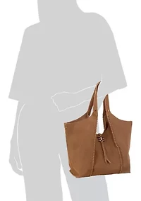 Sylvia Whipstitch Hobo Bag
