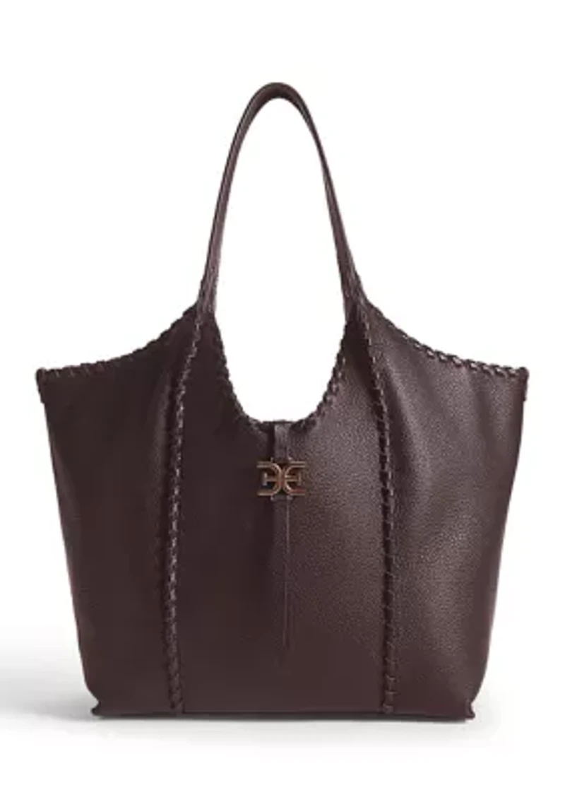 Sylvia Medium Whipstitch Expandable Tobo Bag