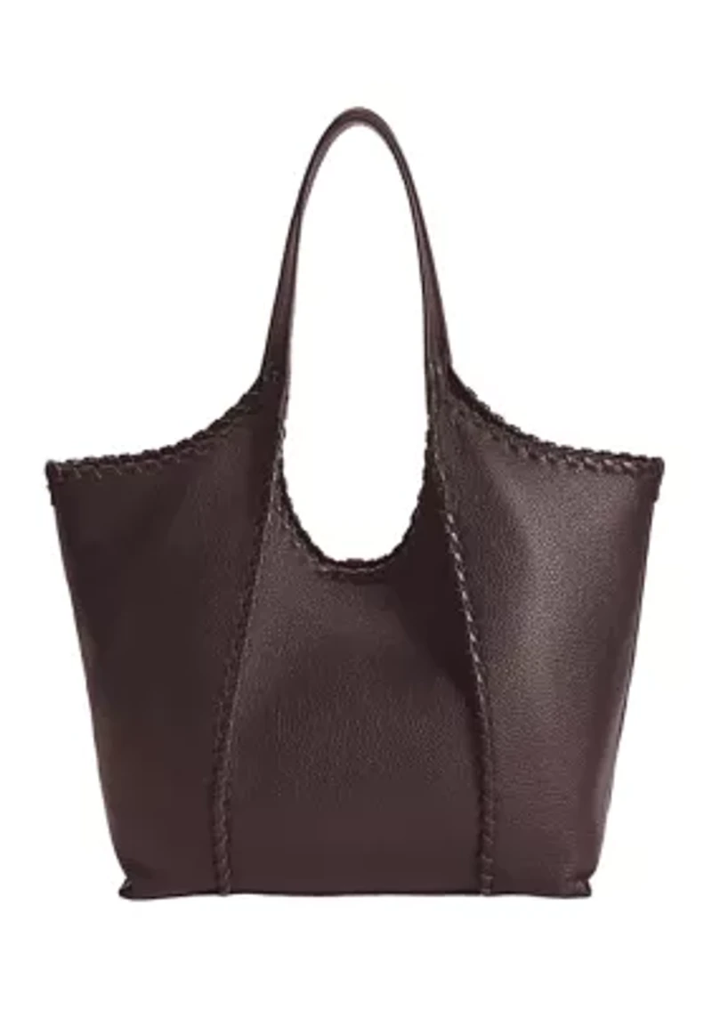   Sylvia Medium Whipstitch Expandable Tobo Bag
