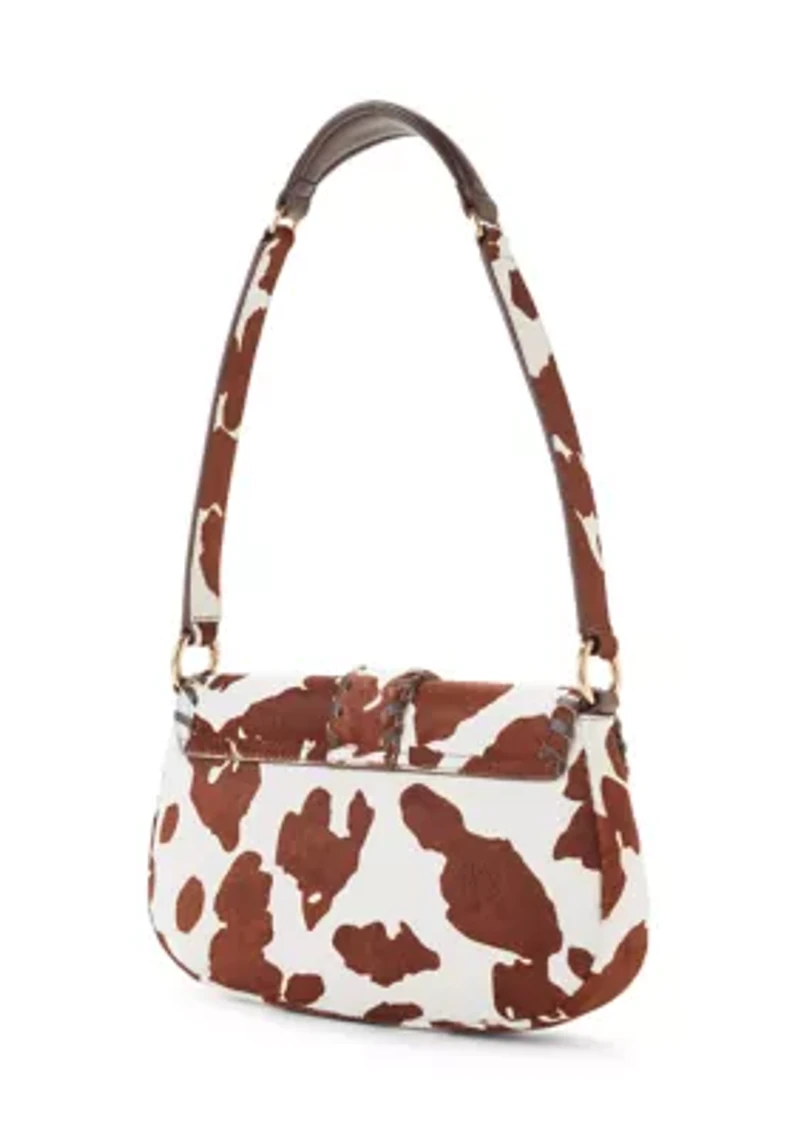 Rue Medium Cow Haircalf Shoulder Bag