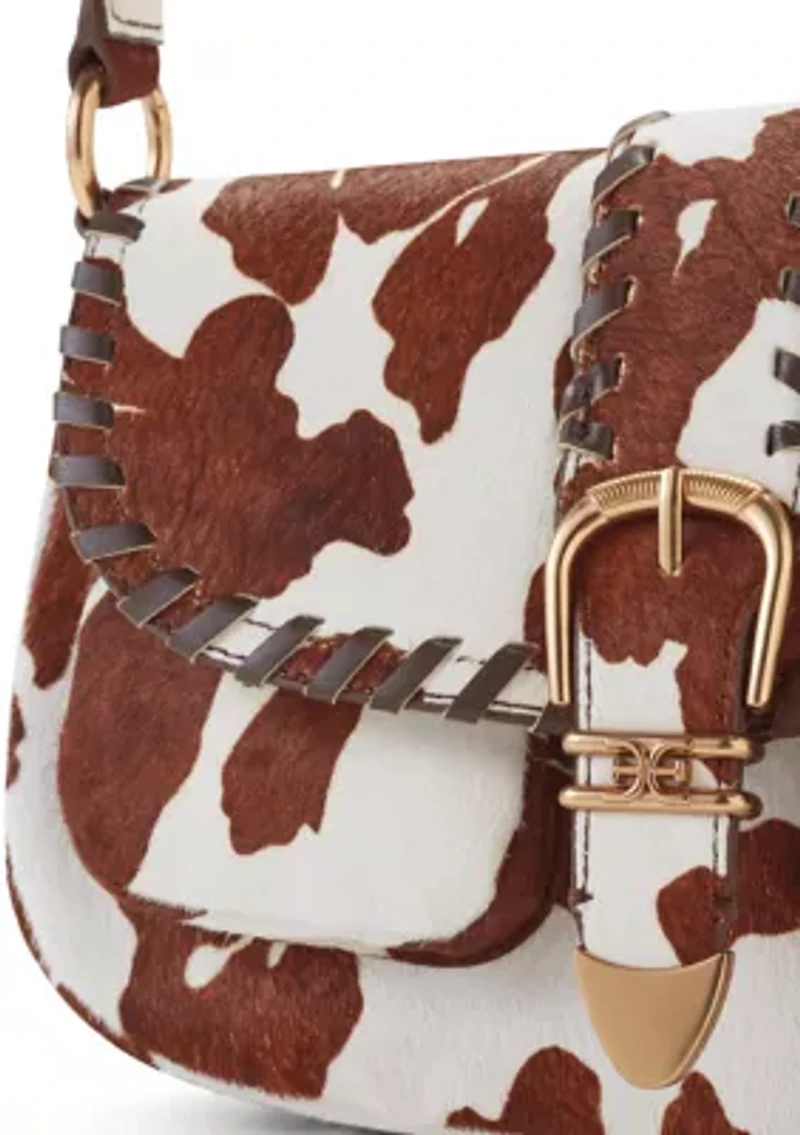 Rue Medium Cow Haircalf Shoulder Bag