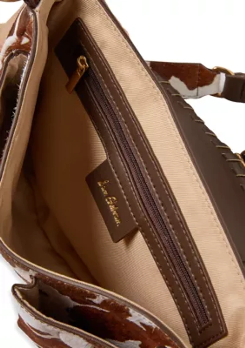 Rue Medium Cow Haircalf Shoulder Bag