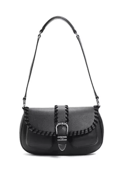 Rue Medium Shoulder Bag in Pebble Leather