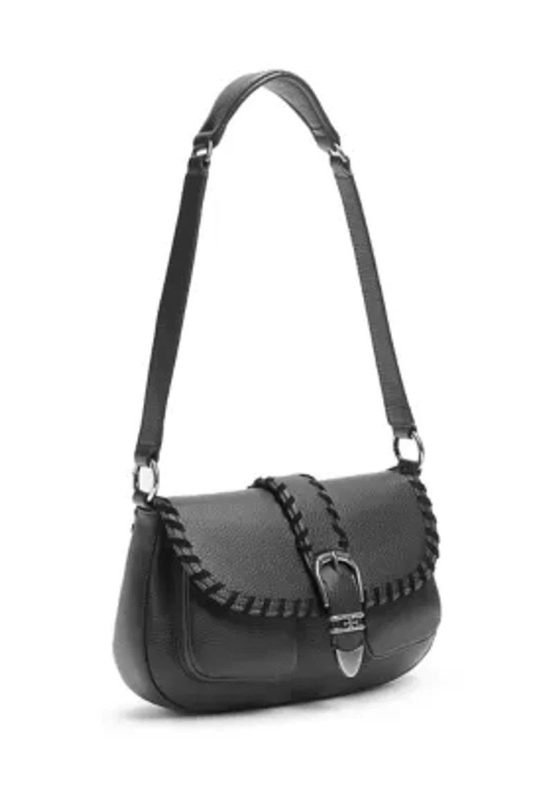 Rue Medium Shoulder Bag in Pebble Leather