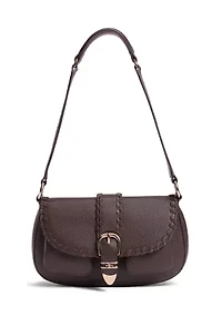 Rue Medium Shoulder Bag in Pebble Leather 