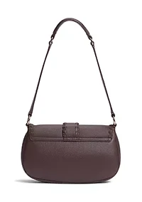 Rue Medium Shoulder Bag in Pebble Leather 