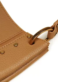Wyatt Small Convertible Hobo Leather and Suede Bag