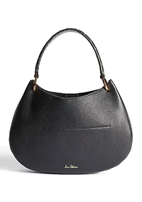 Wyatt Small Convertible Hobo Bag in Leather and Suede