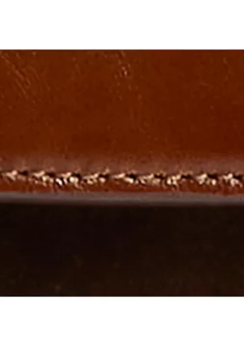 Loraine Mixed Brown Top Handle Crossbody