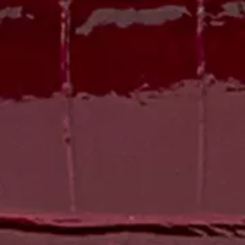 Loraine Bordeaux Crocodile Top Handle Crossbody Bag