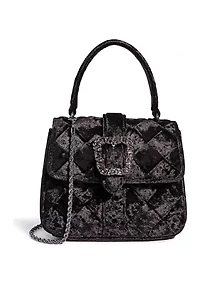 Brit Top Handle Crushed Velvet Crossbody