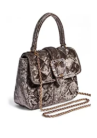 Brit Top Handle Crushed Velvet Crossbody