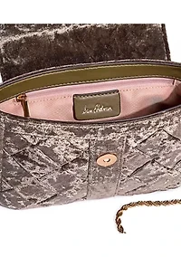 Brit Top Handle Crushed Velvet Crossbody