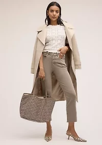 Harper Coated Canvas Medium Shopper Tote