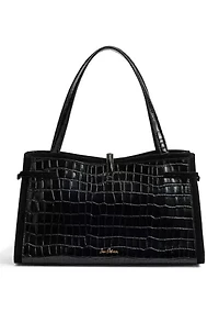 Taylin Croco Box Tote