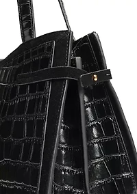 Taylin Croco Box Tote