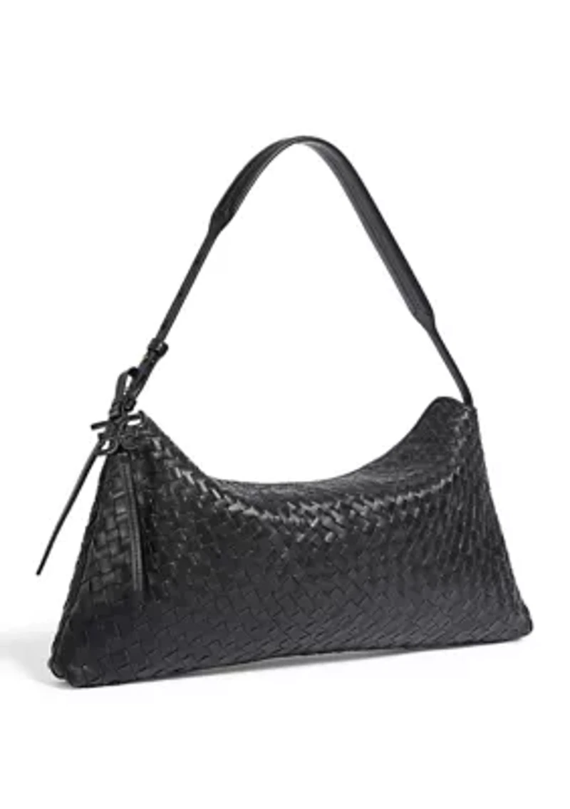 Petty Woven Shoulder Bag