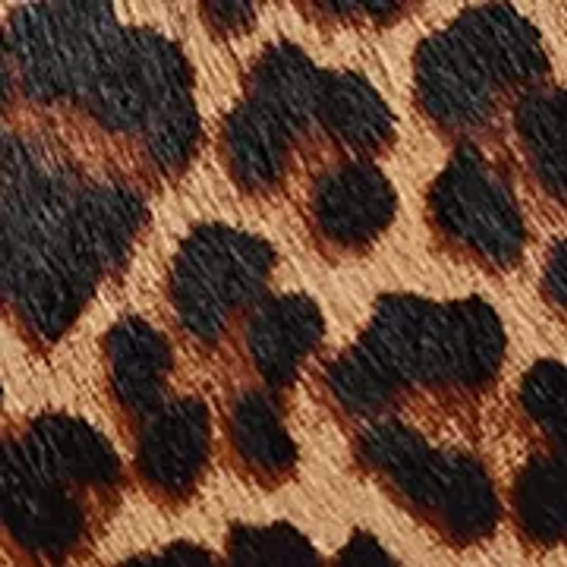 Petty Woven Leopard Shoulder Bag