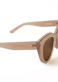 Air Heart Oversized Frame Sunglasses