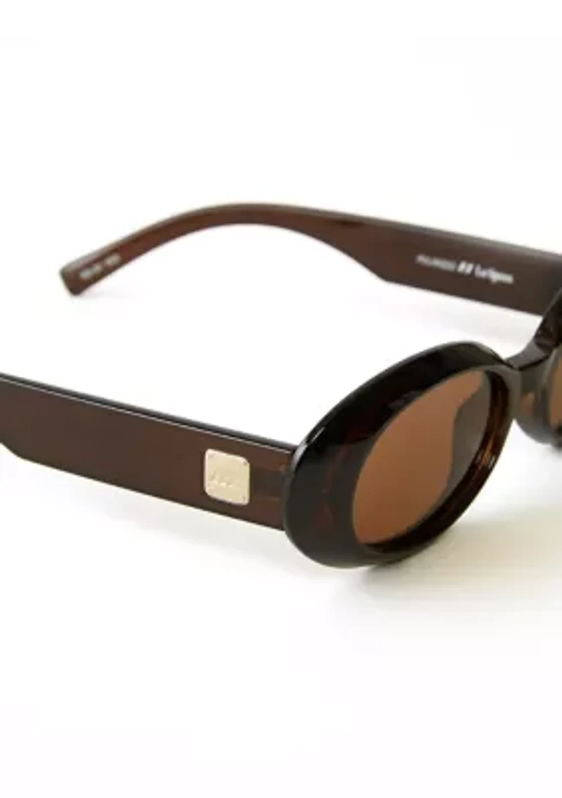 Work It Oval Frame Sunglasses