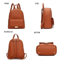 Dimitria Quilted Backpack