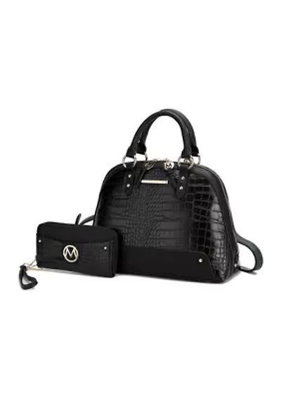 Nora Croco Handbag
