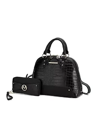 Nora Croco Handbag