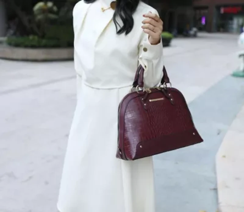Nora Croco Handbag