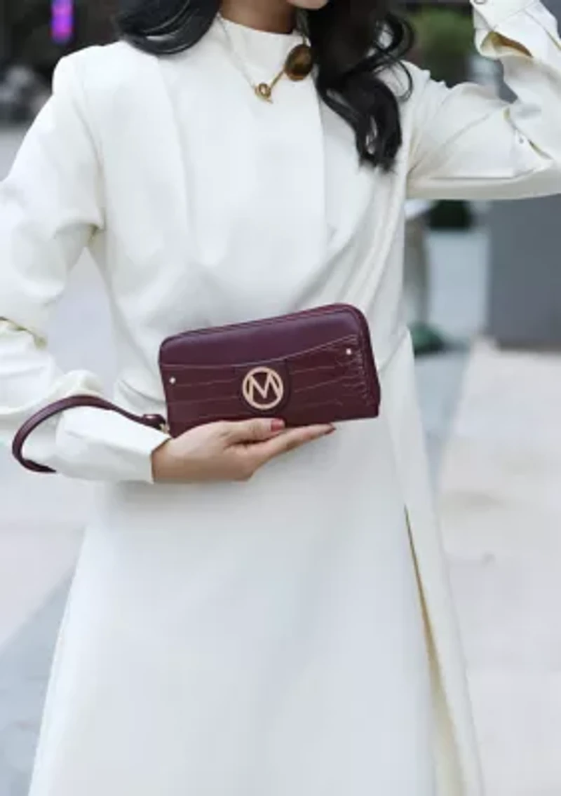 Nora Croco Handbag