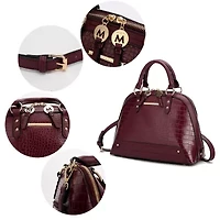 Nora Croco Handbag