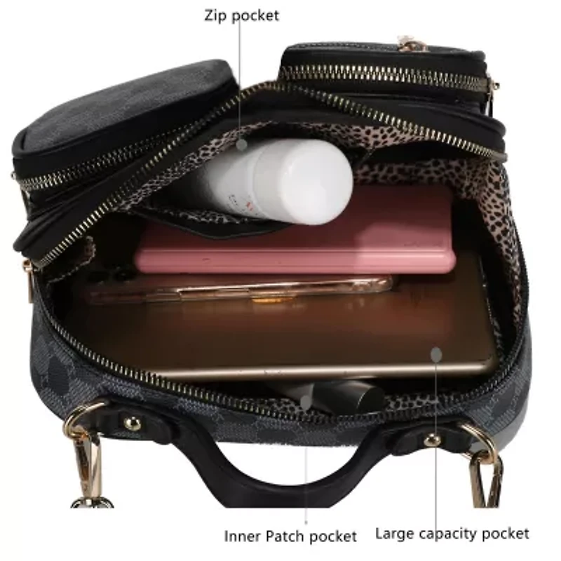 Jolene Multi Pocket Crossbody Bag