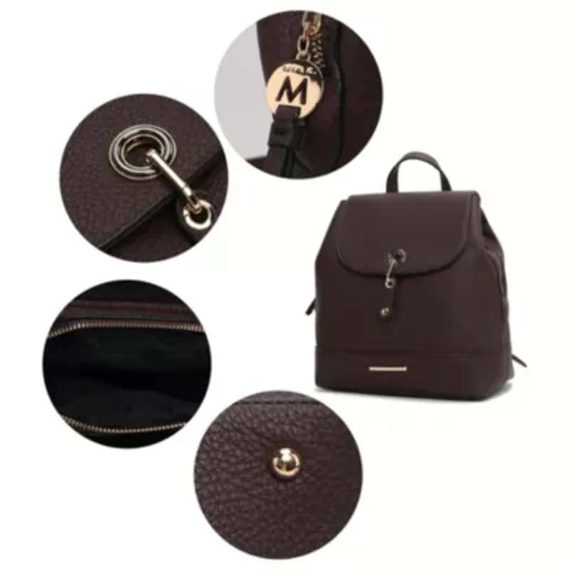Laura Vegan Leather Backpack