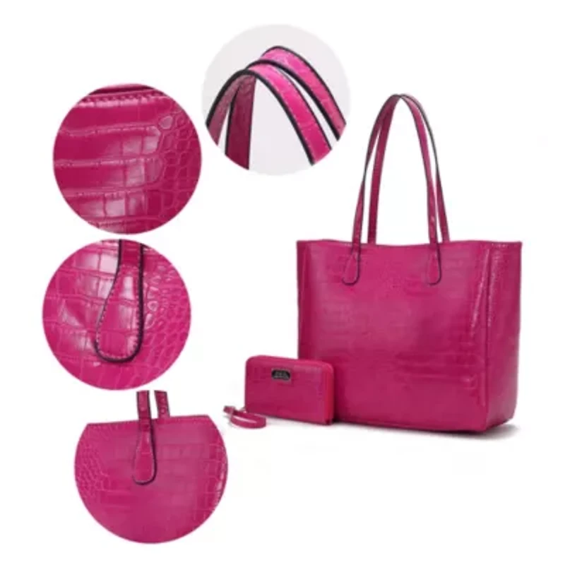 Sadie Oversize Tote & Wallet Set