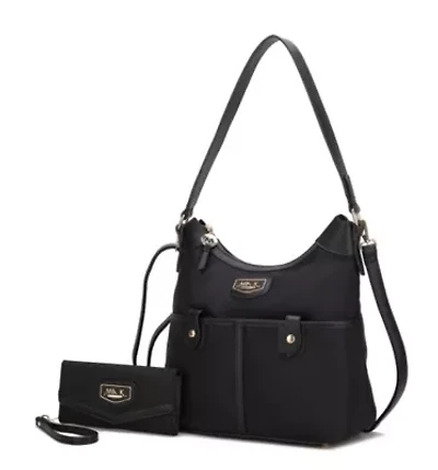 Nylon Hobo Shoulder with  Wallet