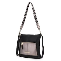 Nala Vegan Color-block Shoulder Bag