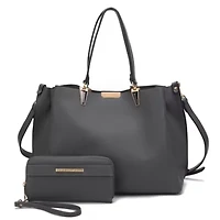 Kane Satchel Bag with Wallet