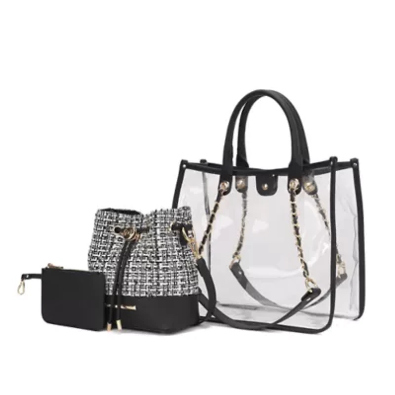 Diva Clear Tote Bag 2PC