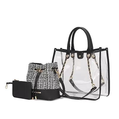Diva Clear Tote Bag 2PC