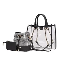 Diva Clear Tote Bag 2PC