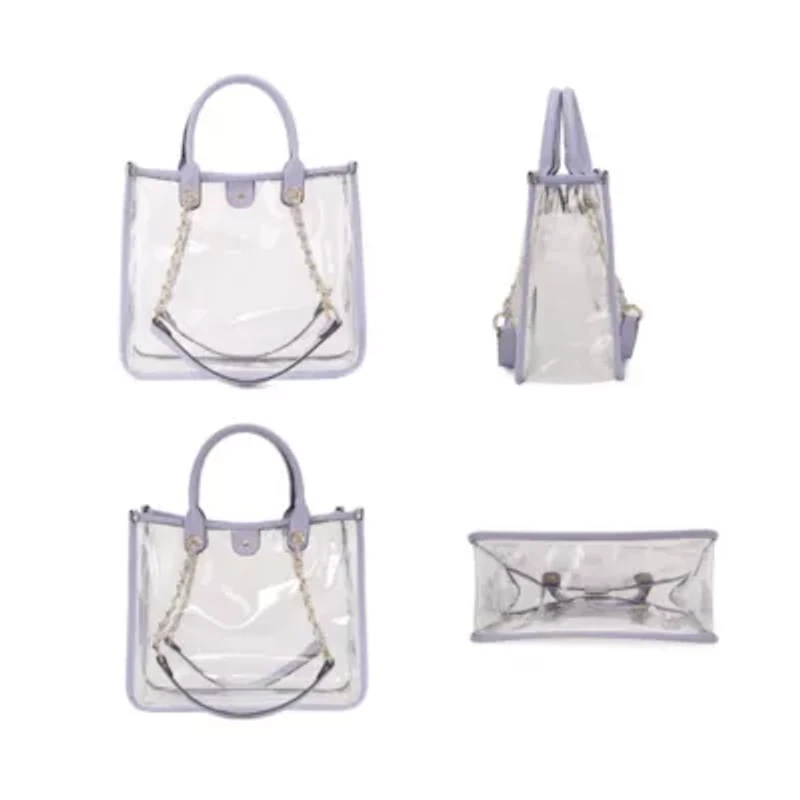 Diva Clear Tote Bag 2PC
