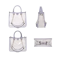 Diva Clear Tote Bag 2PC