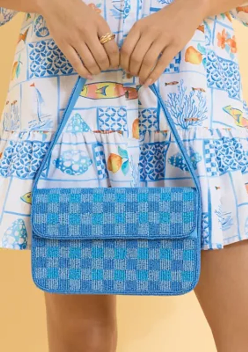 Sewing Down South x Crown & Ivy™ Beaded Shoulder Bag