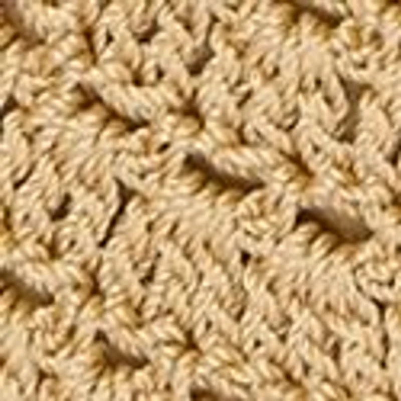 Large Macrame Crescent Hobo Bag