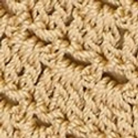 Large Macrame Crescent Hobo Bag