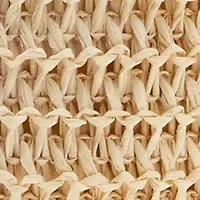 Wood Beaded Ruffle Tote
