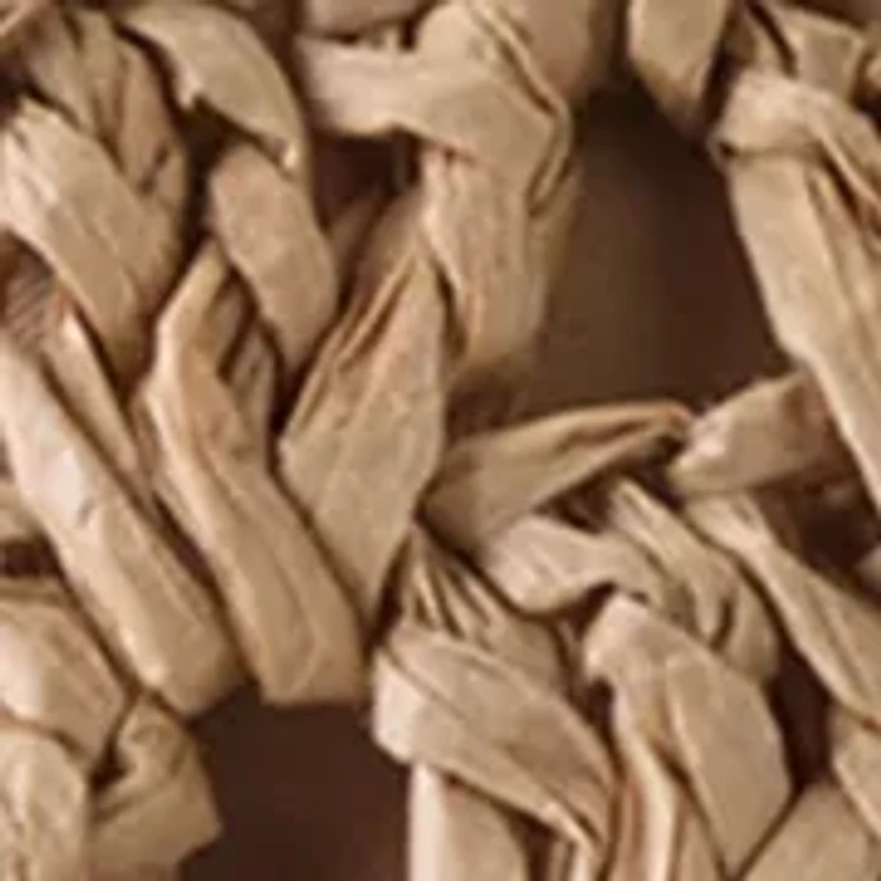 Straw Drawstring Bucket Bag