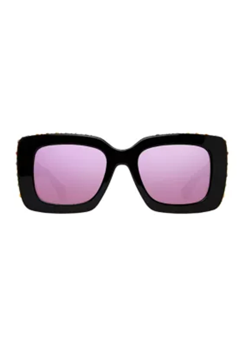 Shoreditch Rectangular Frame Sunglasses
