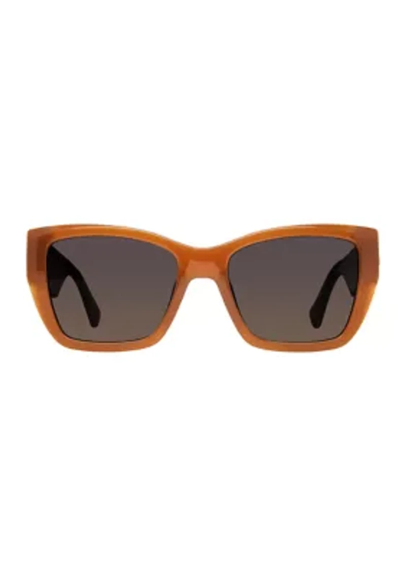 Kensington Rectangular Frame Sunglasses