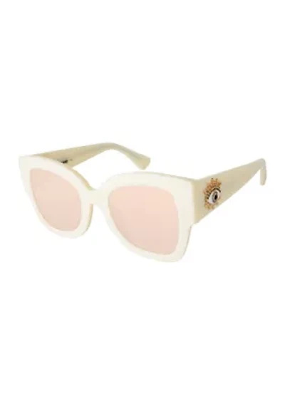 Eye Square Frame Butterfly Sunglasses