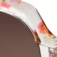 Floral Square Frame Sunglasses